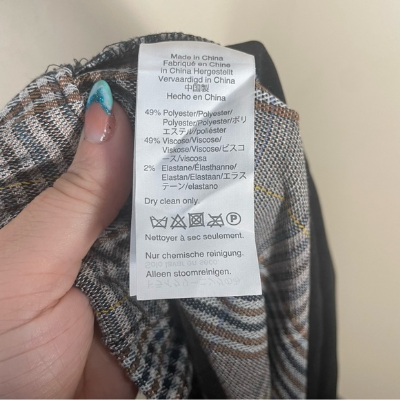 Madewell Huston Pull-On Pants in Menswear Plaid Size Large - Picture 8 of 11